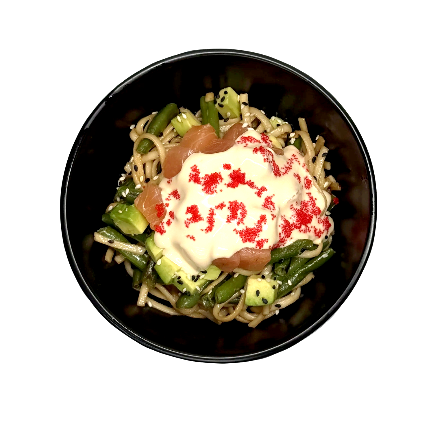 Удон вершковий з лососем