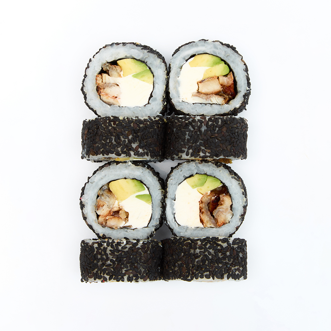 Каліфорнія з вугрем в кунжуті