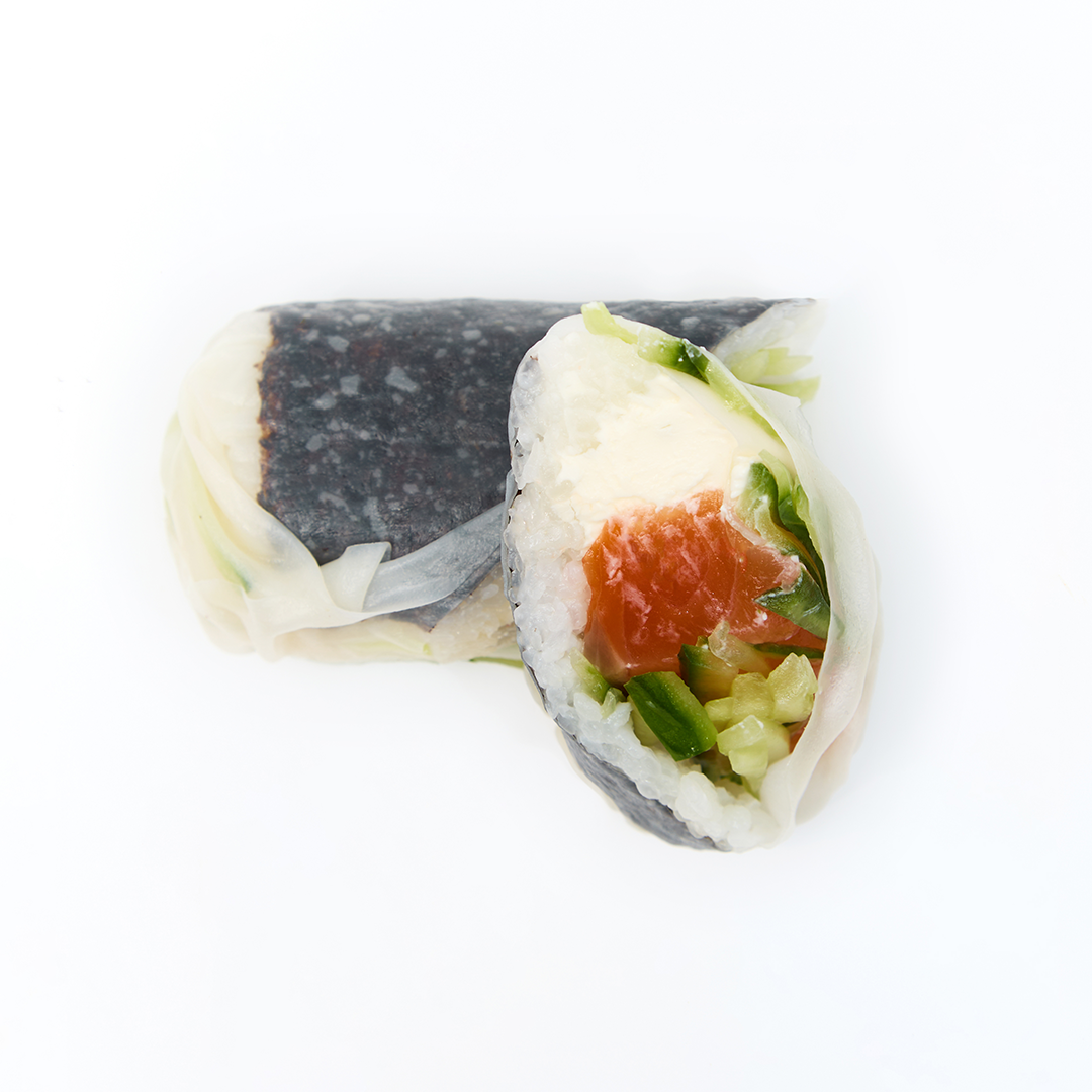 Спрінг-рол з лососем