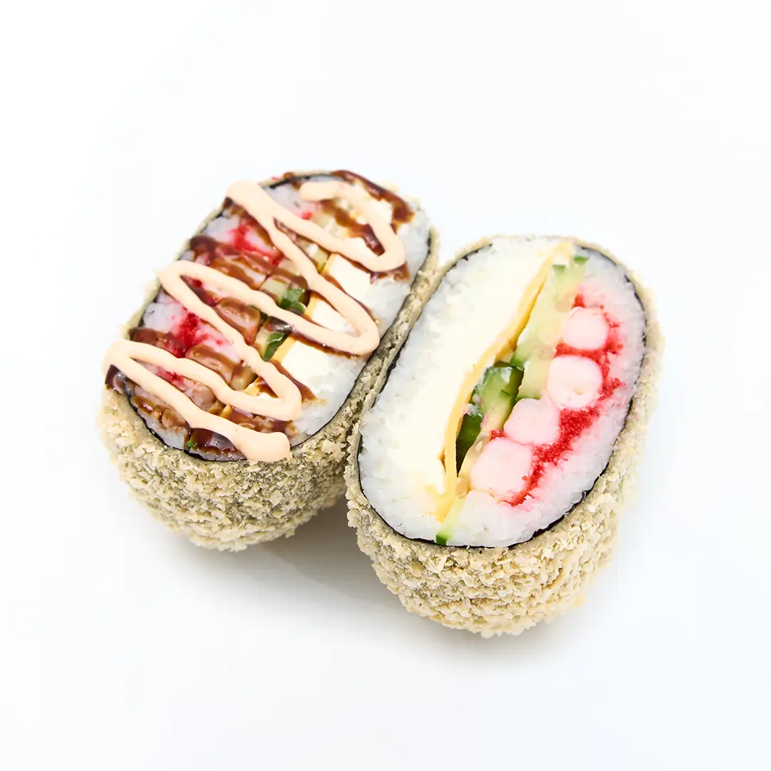 Суші-бургер з креветкою