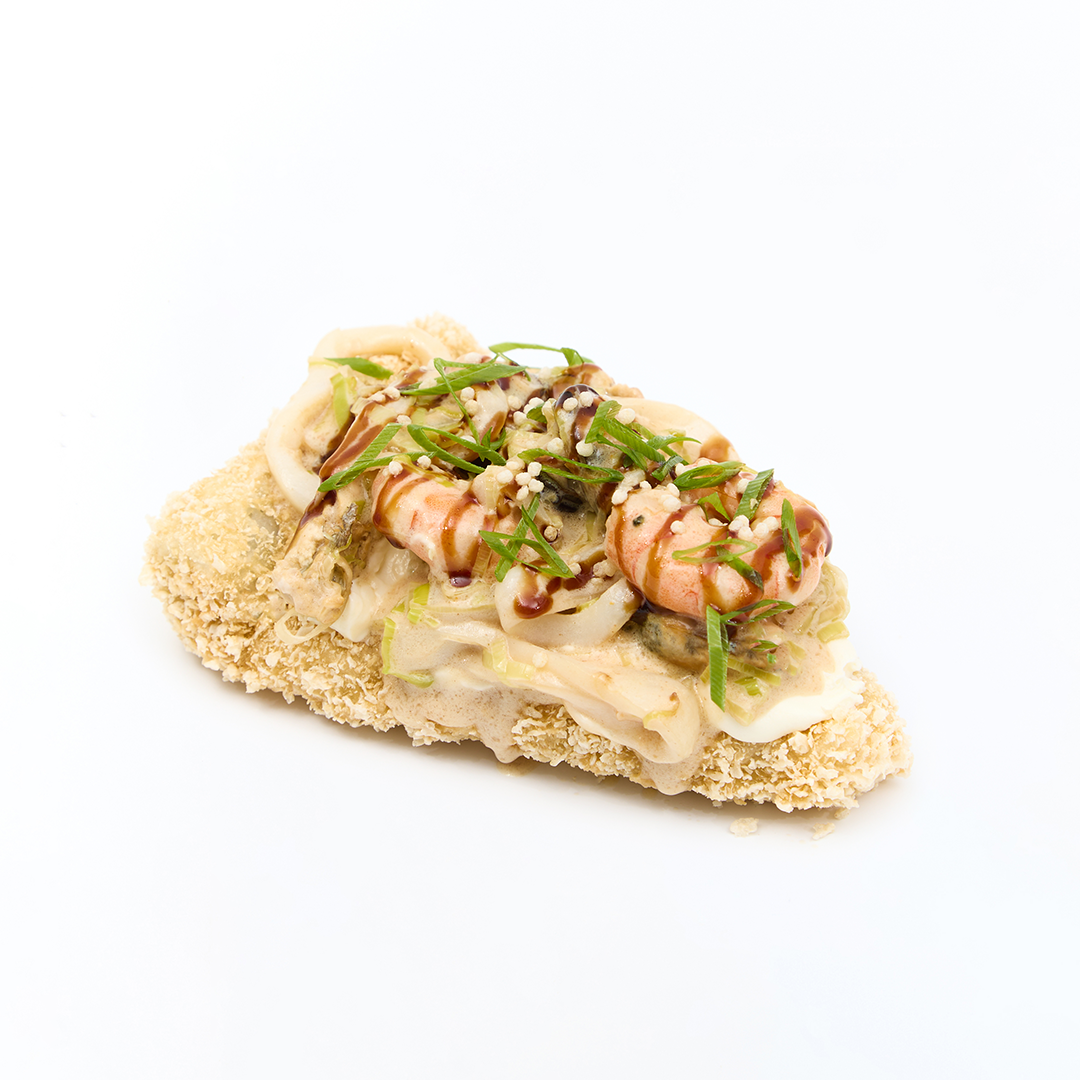 Суші-піца з морським міксом