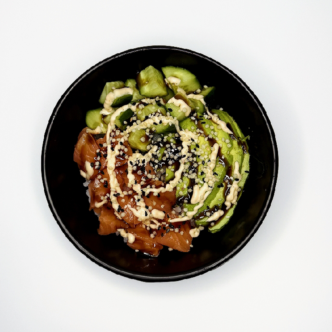 Боул з лососем